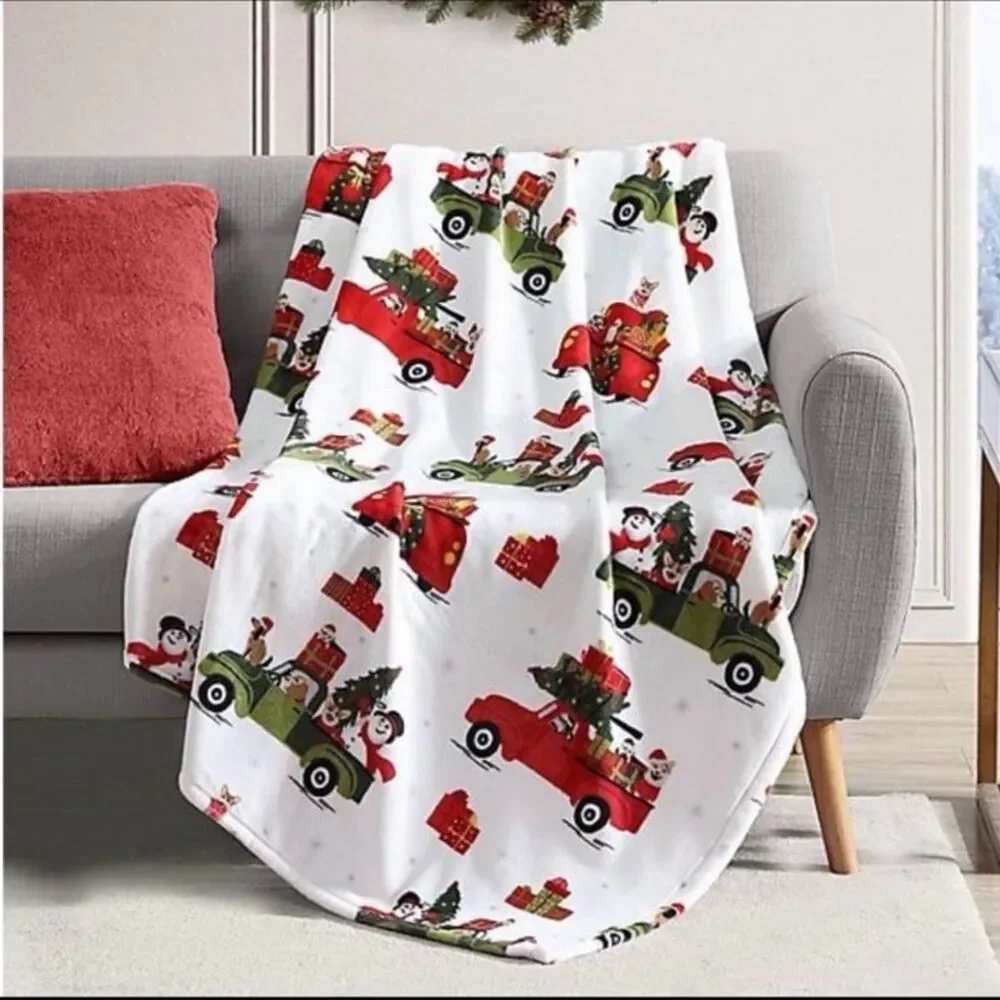 Envogue Holiday Dog Blanket & Pillow Set